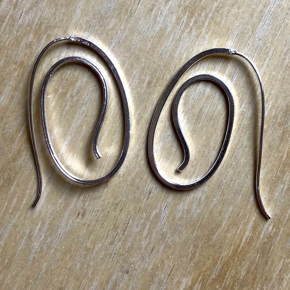 3 for $15: Silver-tone spiral earrings